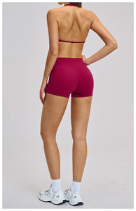 Vêtements de sport pour femmes <span class=keywords><strong>en</strong></span> gros, pantalons de yoga ajustés, ensemble de sport respirant, ensemble de yoga <span class=keywords><strong>sans</strong></span> couture - Product Image 4
