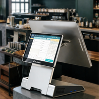 Terminal de point de vente pliable Android Windows avec écran tactile de 15,6 pouces, prise en charge de plusieurs interfaces SDK, OEM ODM disponible