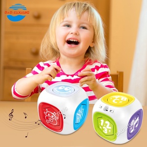 Machine de tri de formes multifonctionnelle pour contes pour enfants Éducation précoce <span class=keywords><strong>Cube</strong></span> de batterie <span class=keywords><strong>Cube</strong></span> occupé Jouets et musique - Product Image 2