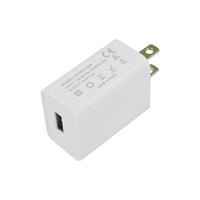 Adaptateur secteur mural standard Erp avec prise USB, sortie 1A, chargeur de téléphone portable avec adaptateur USB-C, connexion 5V DC