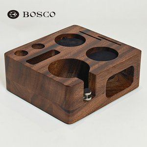BOSCO 9 en 1 Estación Organizadora de Espresso Ecológica Clásica, Soporte Cuadrado de Nogal para Herramientas de Café, Hecho en China y <span class=keywords><strong>Guatemala</strong></span> - Product Image 2