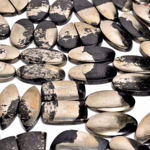 High on Demand Loose <b>Stone</b> Apache Gold Pair Gemstone Top Grade Apache Gold Pyrite Pair Cabochon for Jewellery Making Available - Product Image 4