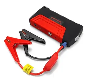 Fuerte potencia DC12V 24V DIY arrancador de coche banco de energía 50800mAh con compresor de aire