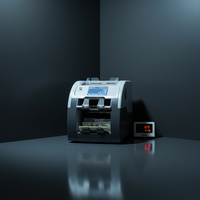 Fabricante de Máquinas Contadoras de Billetes de Grado Bancario, Mejora Postventa, Velocidad de Conteo de 1000 Piezas/min, Pantalla Táctil LCD a Todo Color de 5 Pulgadas