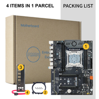 Nouvelle carte mère X99-DS4 avec double PCIe3.0 X16, prend en charge les processeurs Xeon E5 V3/V4, 4x DDR4, SATA3.0, 2x NVMe M.2 SSD, carte mère X99