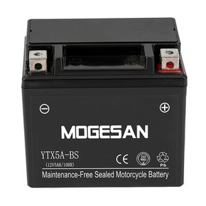 Производитель OEM ODM, высокое качество, 12 В, 5 А · ч, свинцово-кислотные аккумуляторы, аккумулятор для мотоцикла - Product Image 1