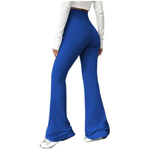 Ensemble pantalon de survêtement et sweat à capuche court en molleton de polyester pantalon de gym pour femmes - Product Image 6