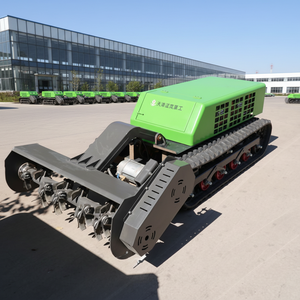 Electric Tracked Grass Cutting Machine | 60V <b>Battery</b> Lawn Mower for Tough Terrain & Landscaping Work - Product Image 6