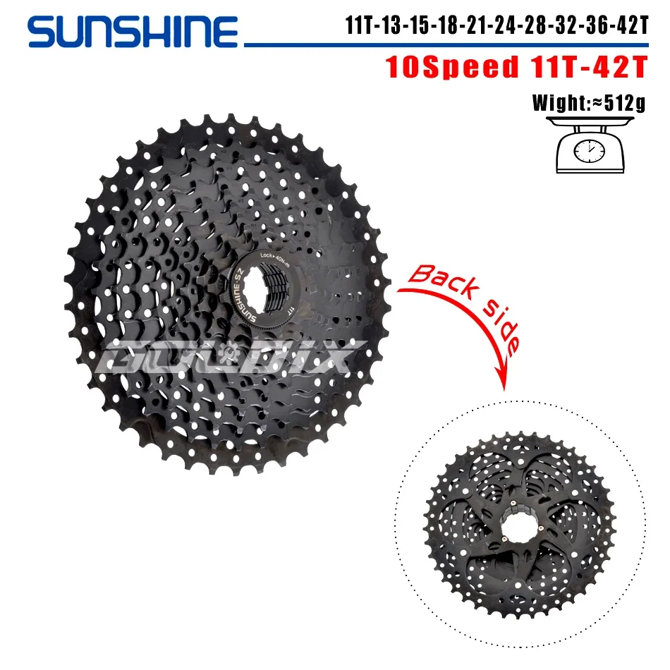 10 vitesses 11-42T noir
