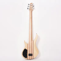 Guitare basse électrique 6 cordes en stock, vente en gros d'usine, manche en érable canadien, corps en frêne - Personnalisable pour les commandes OEM/en gros