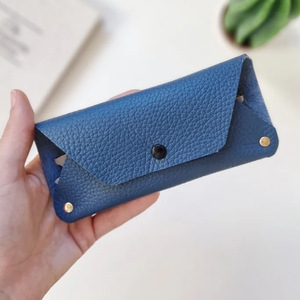 Étui de rangement pour lunettes en cuir PU rétro minimaliste, étui de protection pour lunettes à texture litchi douce, étui pour lunettes de soleil - Product Image 3