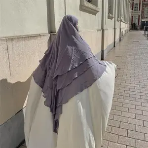 Grosir maroko niqab-Burqa Niqab Jilbab Abaya Hijab Baju Doa Overhead Syal Selendang Balut Arab Turki Dubai Musulman Khimar Solid