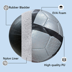 Balón de Fútbol Modelo Personalizado con Logotipo Impreso para el Número 4, para <span class=keywords><strong>la</strong></span> <span class=keywords><strong>Liga</strong></span>, Entrenamiento Especial para Estudiantes, Resistente al Desgaste - Product Image 4