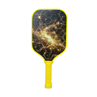 Raquette de pickleball en fibre de carbone T300 légère, écologique, à structure alvéolée, personnalisable en petites séries, 14 mm, pour l'extérieur, à prix réduit