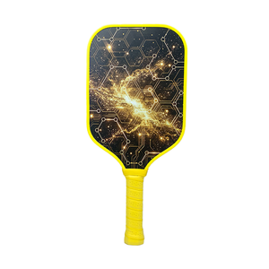 Raquette de pickleball en fibre de carbone T300 légère, écologique, à structure alvéolée, personnalisable en petites séries, 14 mm, pour intérieur, à prix réduit - Product Image 1