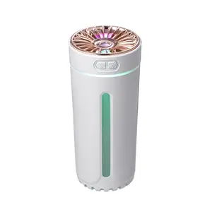 USB Car Humidifier Aroma Diffuser LED Light Spray Cool Mist Essential Oil Nebulization Ultrasonic Diffusers