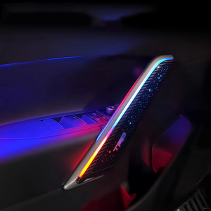 Lumière d'ambiance de voiture SJC 64 couleurs pour Toyota <span class=keywords><strong>Corolla</strong></span> Cross/Frontlander <span class=keywords><strong>2022</strong></span>-2024 RHD, lumière LED, accessoires de voiture, décoration intérieure - Product Image 3