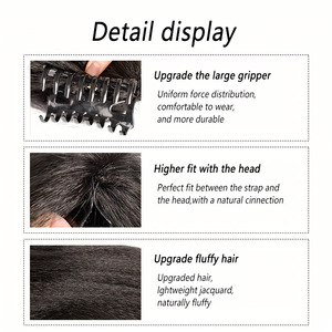 Nueva peluca de cola de caballo estilo transfronterizo, cabello largo y liso, cola de caballo alta, diseño elegante para venta al por mayor, marca Henan Py205 - Product Image 4