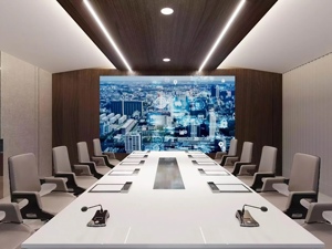 Pantalla LED de video para interiores P1.25 P1.86 P2.5, delgada, con servicio frontal, a todo color, para señalización digital comercial en minoristas, con certificación GOB, CE y RoHS. - Product Image 1