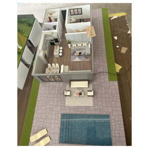 Maqueta Arquitectónica <span class=keywords><strong>de</strong></span> Casa Moderna, Plástico Duradero, Detalles Exteriores para Diseño, Exhibición y Promoción <span class=keywords><strong>de</strong></span> Ventas - Product Image 5