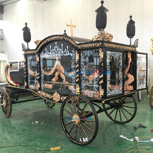 Luxury Funeral Limousine Classic Hearse Popular Nigerian Style Electric Hearse Funeral Hearse Trailer for Sale - Product Image 3