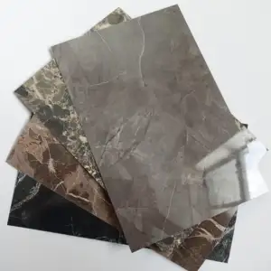 Lesifu gris piedra negra mármol HPL hoja roca color laminado mármol Formica HPL con gran precio