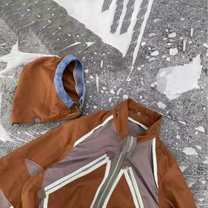 Veste courte zippée en coton de haute qualité, style streetwear, coupée et cousue, pour homme - Product Image 6