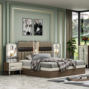 Conjunto de muebles modernos de madera para dormitorio, conjunto de mobiliario blanco y árabe - Product Image 2