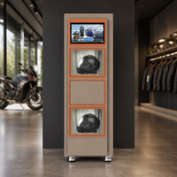 Máquina expendedora inteligente de cascos al por mayor, limpieza de doble cámara para distribuidores globales
