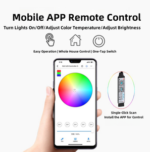 Smart <b>RGB</b> LED Strip Light Kit Voice <b>Control</b> Alexa Google Home Smart Home Lighting App Remote Color Changing Tape - Product Image 3