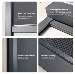 Stores verticales motorisées imperméables pour fenêtres, stores électriques d'extérieur intelligents - Product Image 3