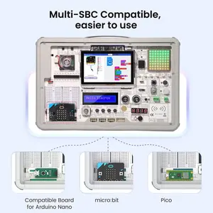 Estación de Desarrollo de Aprendizaje de IA Chipboard Crowpi 3, 41 Módulos Integrados, Más de 80 Lecciones, con Rpi 5/arduino/micro:bit/pico Inteligente - Product Image 4