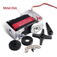 Dsservo RDS51160 185KG Servomoteur numérique double axe à couple élevé en ABS pour système de bras robotique, kit d'accessoires pour drones de course