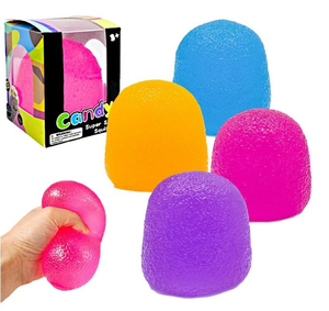 Bonbons créatifs à presser, jouet anti-stress et de décompression pour adultes et enfants, jouet de bureau en silicone, PVC, TPR, fait main - Product Image 1