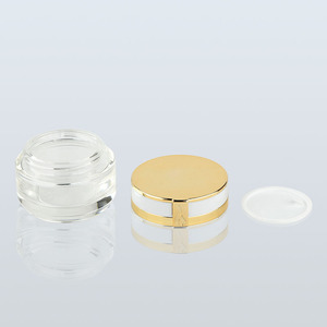 New Luxury Glass Mỹ Phẩm Cream Salves Jar 50 Gam 30 Gam Bơm Lại Travel Container Kem Jar Với Vàng Có Nắp Đậy - Product Image 5