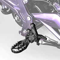 Repose-pieds et support agrandis pour moto électrique NICECNC, pour Surron Light Bee X/ S/ L1E Segway X160 X260 X 160 260