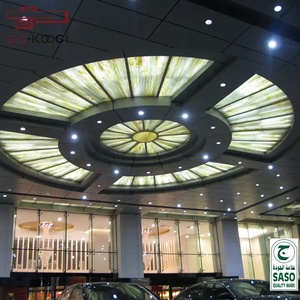 Lastra di marmo naturale pura pietra traslucida ardesia artificiale personalizzata esterna/esterna decorazione della parete moderna sfondo del soffitto - Product Image 2