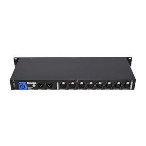 DMX Splitter DMX512 Décodeur de signal 2 entrées 8 sorties Amplificateur de signal arrière - Product Image 1