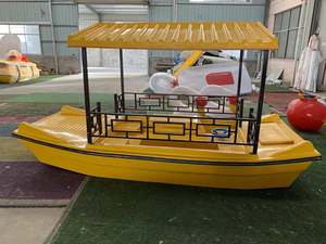 Bote <span class=keywords><strong>de</strong></span> Pedales <span class=keywords><strong>de</strong></span> <span class=keywords><strong>Alquiler</strong></span> para 4 Personas, Estilo Clásico Chino, Retro, para Parques Acuáticos, Sin Motor, Nuevo Modelo 2025 - Product Image 2