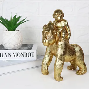 Redeco New Product Resin Art Crafts Gift Resin Polyresin Crafts Orangutan Sculpture