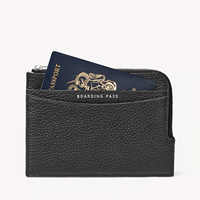 2024 Offre Spéciale mode personnalisable Logo étanche Portable voyage portefeuilles ensemble PU cuir passeport housse de protection étiquette