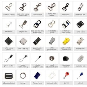 Laisse en métal, lot de 10 pièces, homard puissant, clé, <span class=keywords><strong>chien</strong></span>, accessoires de sac, crochet instantané, en métal - Product Image 2