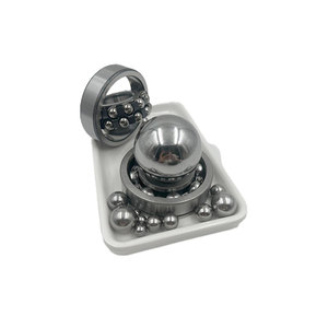 Roulement à billes en acier Qingdao roulement pivotant à grande vitesse en acier inoxydable chromé à haute dureté avec matière plastique <span class=keywords><strong>100Cr6</strong></span> - Product Image 4