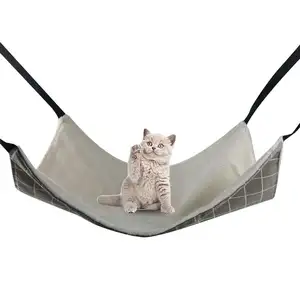 Ajustable gato hamaca Cama de Gato dormir hamaca colgante jaula silla hamaca de gato para gato perros pequeños