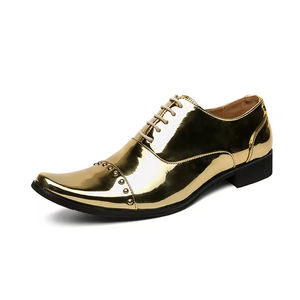 Chaussures pour hommes en cuir de vache véritable sur mesure haut de gamme, polyvalentes, formelles, pour la marche, respirantes, imperméables, à enfiler - Product Image 2