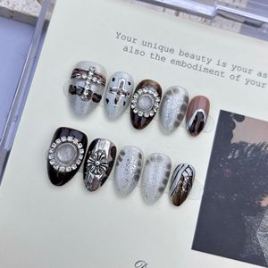 Vente en gros de <span class=keywords><strong>faux</strong></span> <span class=keywords><strong>ongles</strong></span> de qualité supérieure, étiquette privée de luxe, <span class=keywords><strong>ongles</strong></span> en acrylique personnalisés, <span class=keywords><strong>ongles</strong></span> pressés faits à la main avec <span class=keywords><strong>colle</strong></span> - Product Image 3