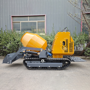 <span class=keywords><strong>Bétonnière</strong></span> mobile portable à essence avec moteur et pompe, haute efficacité, auto-chargeante, sur chenilles - Product Image 2