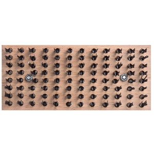 Bloque de carnicero de acero ergonómico Cepillo <span class=keywords><strong>para</strong></span> rascar Caballo Cepillo de limpieza de piso estable - Product Image 3