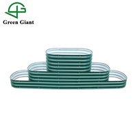 Jardinière surélevée en métal personnalisable de 32 pouces de haut à 3 étages isocles Jardinière extérieure pour jardin surélevé et patio