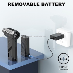 Pistola de Aire Comprimido Jarvis Electric DIY para Limpieza de Autos, Ventilador Turbo, Batería Extraíble, Viento Industrial - Product Image 3